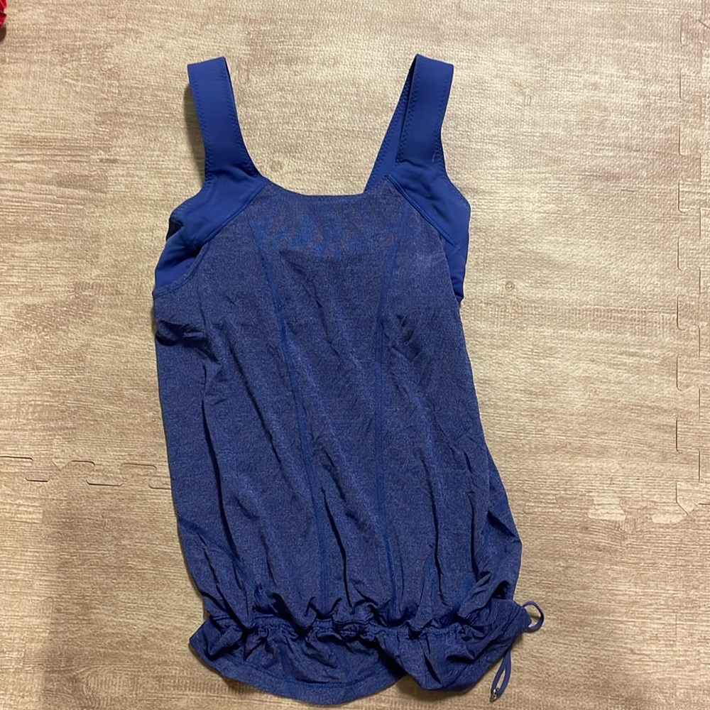 Purple, Lululemon tank with built-in bra size 6